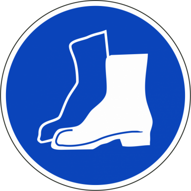 mini veiligheidsschoenen verplicht stickers